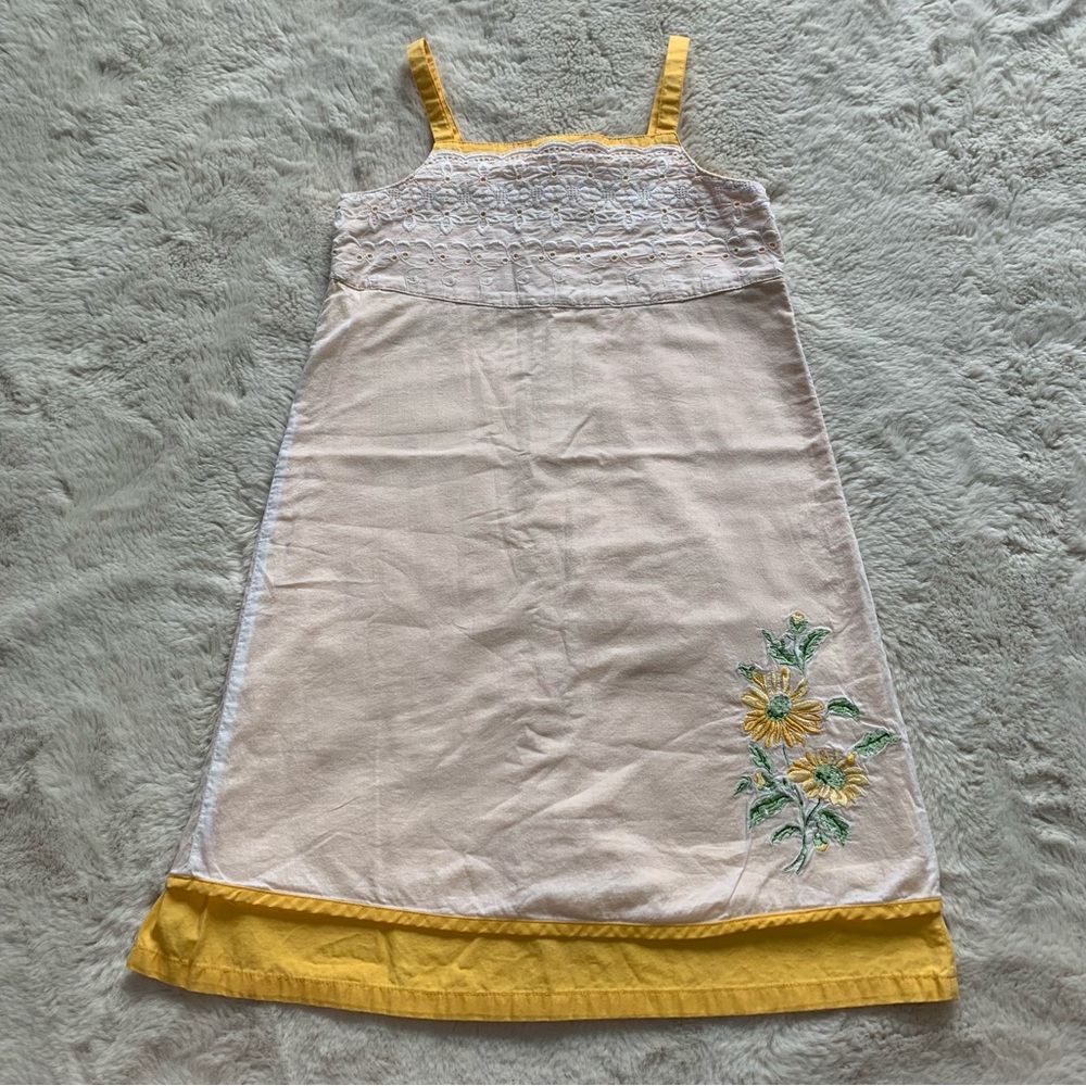 Gymboree Sunflower Yellow Cotton‎ Dress Size 5